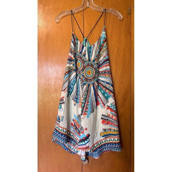 BLACK BEAD USA AZTEC PATTERN DRESS, LIKE NEW - Picture 1 of 2